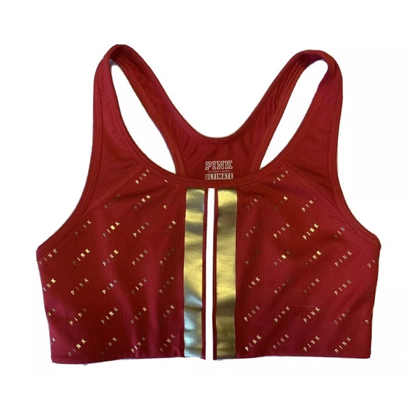PINK Victoria’s Secret Small Ultimate Unlined Sports Bra - Picture 1 of 3